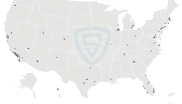Where is California located in the United States?
